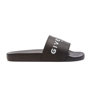 Givenchy Black Logo Slide Sandals